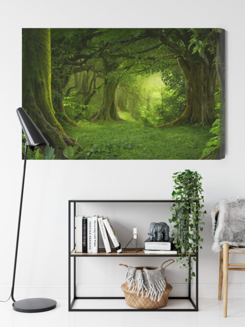 Obraz na płótnie Las Tropikalny Zieleń Ścieżka w dżungli  Premium Canvas - obrazek 9