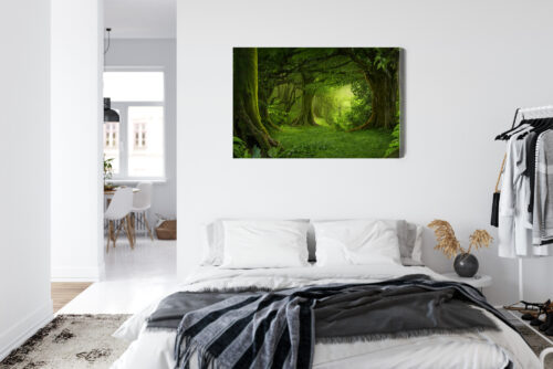 Obraz na płótnie Las Tropikalny Zieleń Ścieżka w dżungli  Premium Canvas - obrazek 7