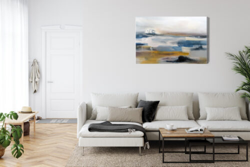 Obraz na płótnie Pejzaż Abstrakcja Morze  Premium Canvas - obrazek 6