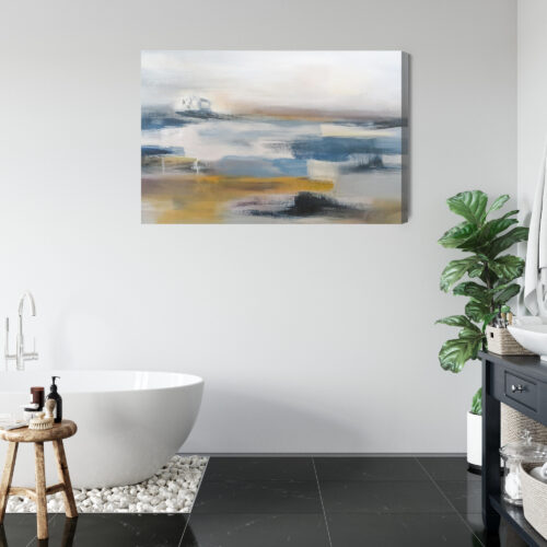 Obraz na płótnie Pejzaż Abstrakcja Morze  Premium Canvas - obrazek 5