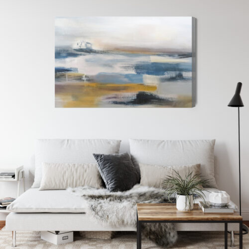 Obraz na płótnie Pejzaż Abstrakcja Morze  Premium Canvas - obrazek 4