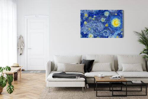 Obraz na płótnie Gwiazdy Impresjonizm Noc  Premium Canvas - obrazek 6