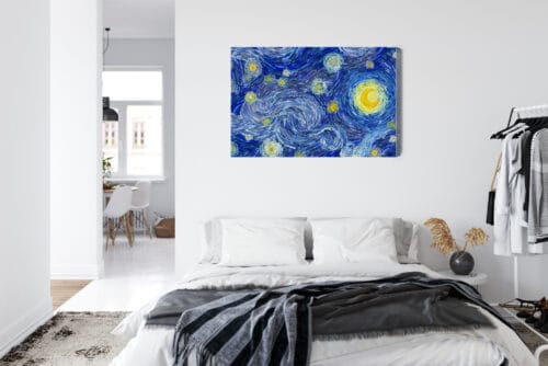 Obraz na płótnie Gwiazdy Impresjonizm Noc  Premium Canvas - obrazek 7