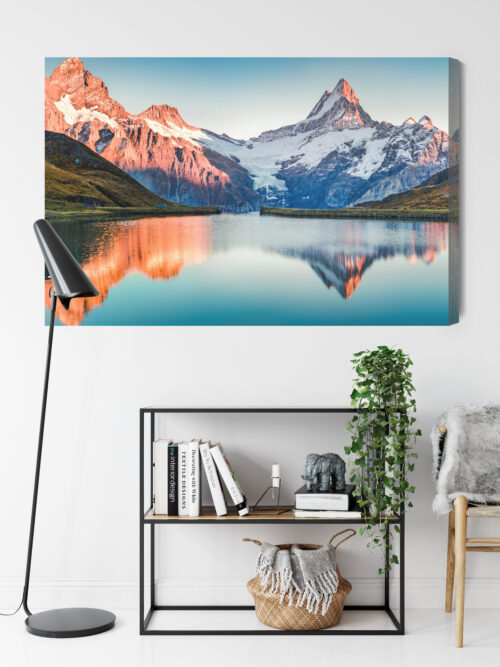 Obraz na płótnie Góry Fotografia Odbicie  Premium Canvas - obrazek 9