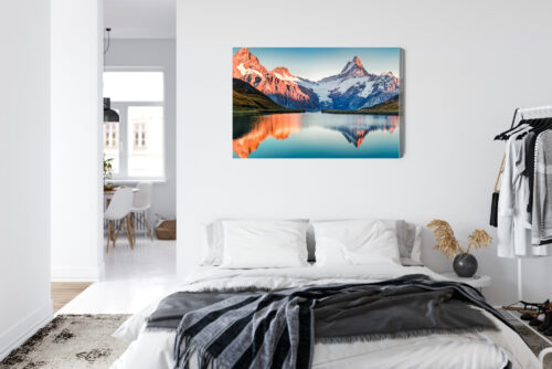 Obraz na płótnie Góry Fotografia Odbicie  Premium Canvas - obrazek 7