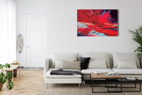 Obraz na płótnie Abstrakcja Nowoczesny Pejzaż  Premium Canvas - obrazek 6