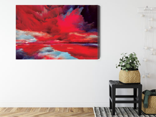 Obraz na płótnie Abstrakcja Nowoczesny Pejzaż  Premium Canvas - obrazek 8