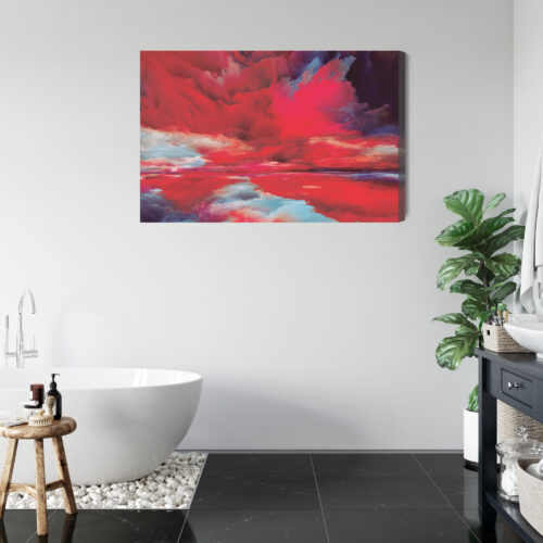 Obraz na płótnie Abstrakcja Nowoczesny Pejzaż  Premium Canvas - obrazek 5