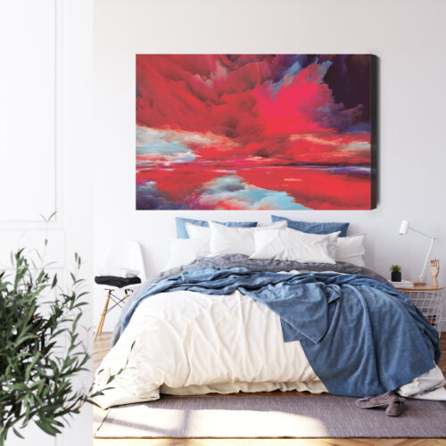 Obraz na płótnie Abstrakcja Nowoczesny Pejzaż  Premium Canvas - obrazek 3