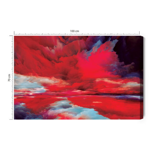 Obraz na płótnie Abstrakcja Nowoczesny Pejzaż  Premium Canvas
