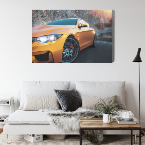Obraz na płótnie Samochód Fotografia Sport  Premium Canvas - obrazek 4