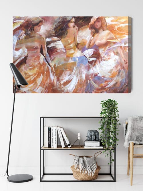 Obraz na płótnie Kobiety Impresjonizm Taniec  Premium Canvas - obrazek 9