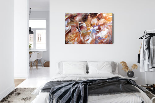 Obraz na płótnie Kobiety Impresjonizm Taniec  Premium Canvas - obrazek 7