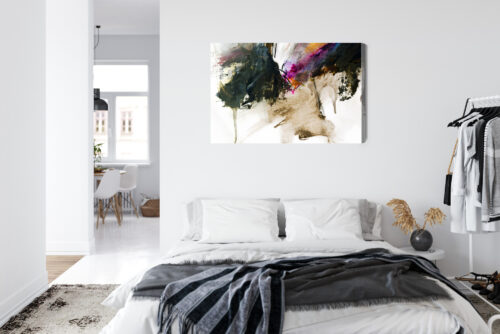 Obraz na płótnie Kompozycja Abstrakcja Plamy  Premium Canvas - obrazek 7