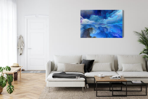 Obraz na płótnie Pejzaż Abstrakcja Niebo  Premium Canvas - obrazek 6