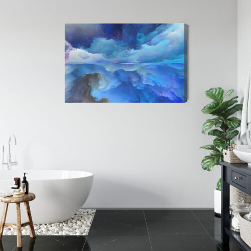 Obraz na płótnie Pejzaż Abstrakcja Niebo  Premium Canvas - obrazek 5