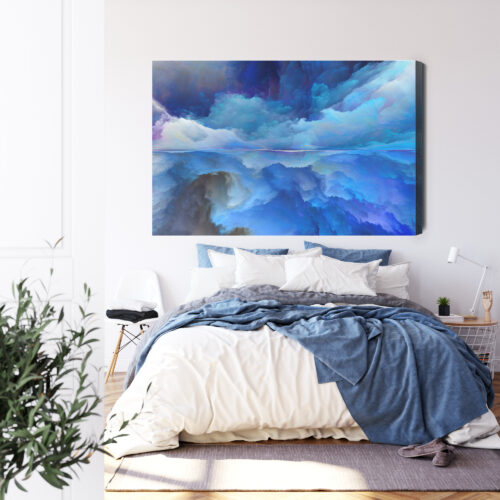 Obraz na płótnie Pejzaż Abstrakcja Niebo  Premium Canvas - obrazek 3