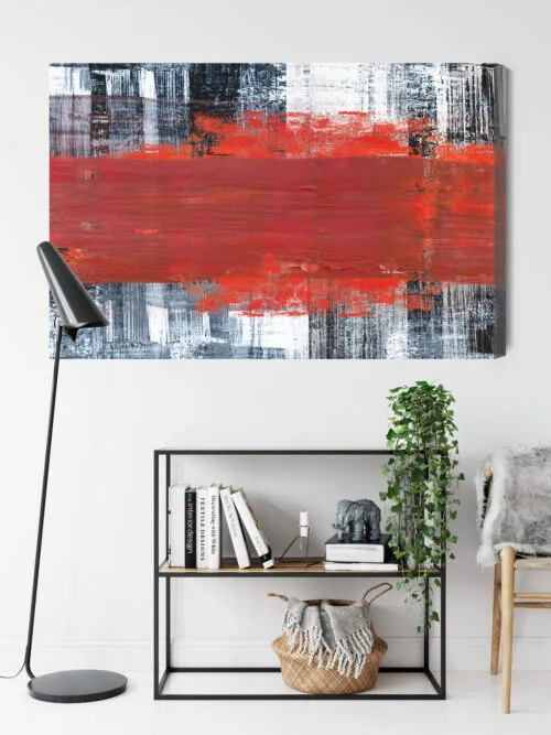 Obraz na płótnie Kompozycja Abstrakcja Kontrast  Premium Canvas - obrazek 9