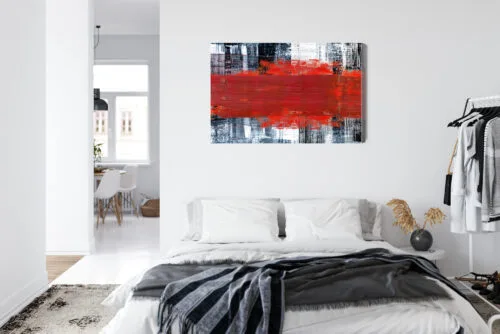 Obraz na płótnie Kompozycja Abstrakcja Kontrast  Premium Canvas - obrazek 7
