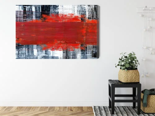 Obraz na płótnie Kompozycja Abstrakcja Kontrast  Premium Canvas - obrazek 8
