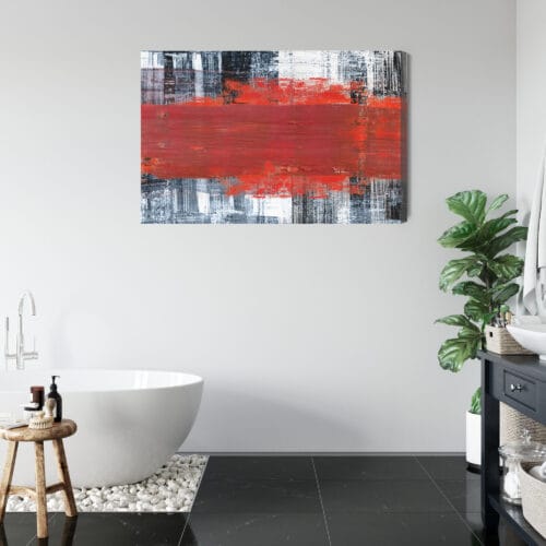 Obraz na płótnie Kompozycja Abstrakcja Kontrast  Premium Canvas - obrazek 5