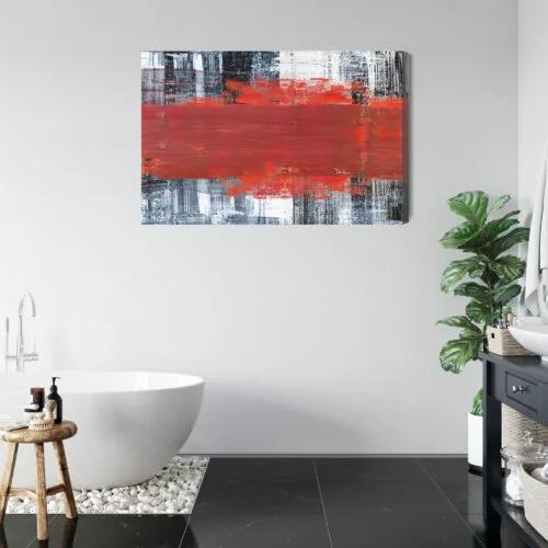 Obraz na płótnie Kompozycja Abstrakcja Kontrast  Premium Canvas - obrazek 5