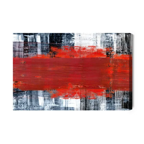 Obraz na płótnie Kompozycja Abstrakcja Kontrast  Premium Canvas - obrazek 2