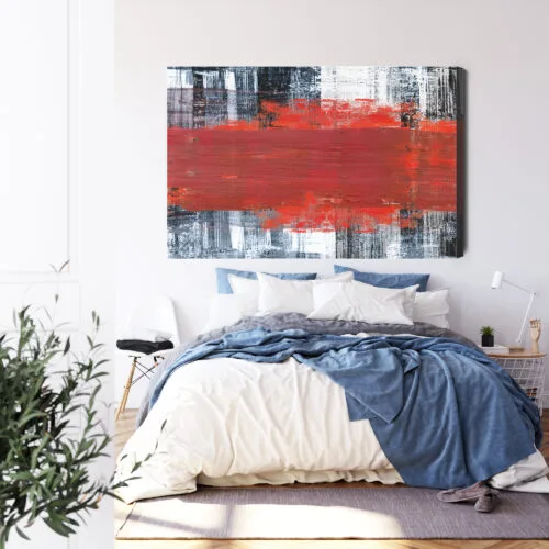 Obraz na płótnie Kompozycja Abstrakcja Kontrast  Premium Canvas - obrazek 3