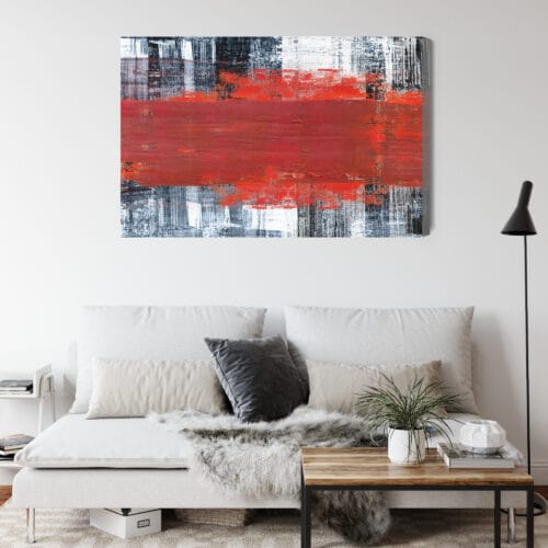 Obraz na płótnie Kompozycja Abstrakcja Kontrast  Premium Canvas - obrazek 4