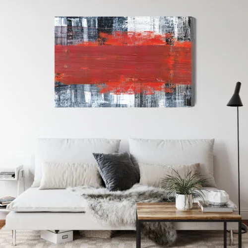 Obraz na płótnie Kompozycja Abstrakcja Kontrast  Premium Canvas - obrazek 4