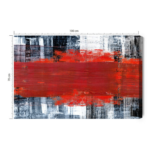 Obraz na płótnie Kompozycja Abstrakcja Kontrast  Premium Canvas