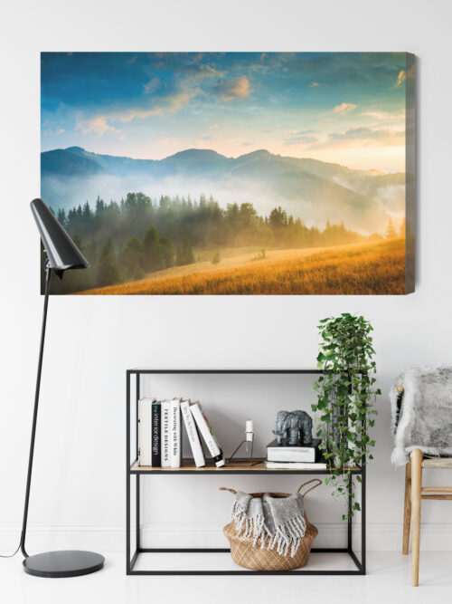 Obraz na płótnie Natura góry świt Premium Canvas - obrazek 9