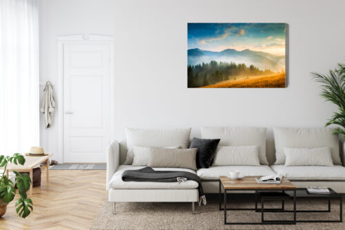 Obraz na płótnie Natura góry świt Premium Canvas - obrazek 6