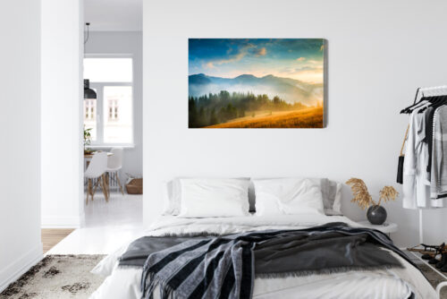 Obraz na płótnie Natura góry świt Premium Canvas - obrazek 7