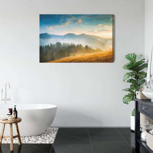 Obraz na płótnie Natura góry świt Premium Canvas - obrazek 5