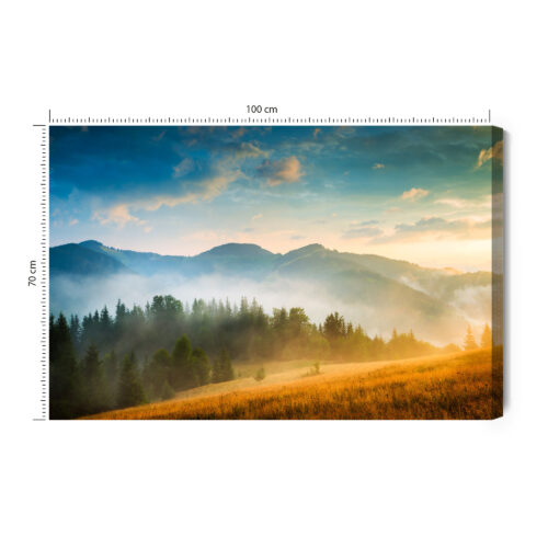 Obraz na płótnie Natura góry świt Premium Canvas