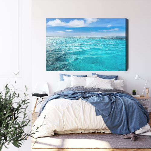Obraz na płótnie Morze turkusowa woda Premium Canvas - obrazek 3