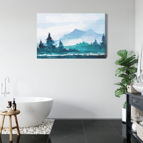 Obraz na płótnie Natura górski las Premium Canvas - obrazek 5