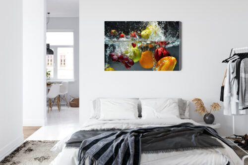 Obraz na płótnie Kuchnia Owoce w wodzie Premium Canvas - obrazek 7