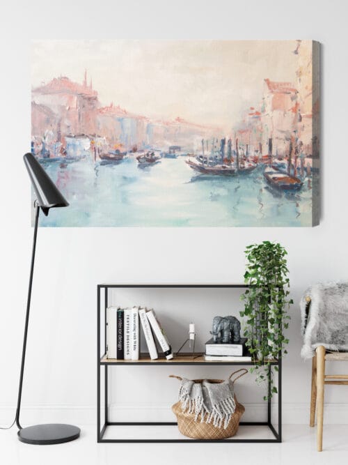 Obraz na płótnie Miasto Wenecja łodzie Premium Canvas - obrazek 9