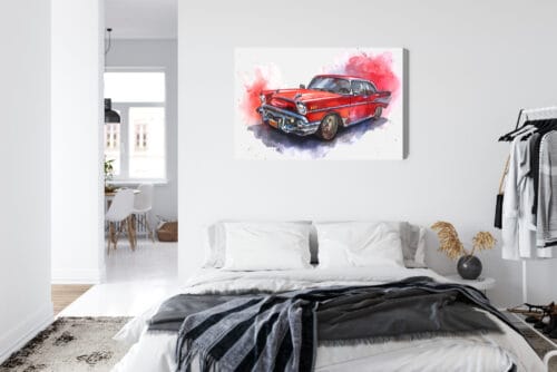 Obraz na płótnie Motoryzacja Klasyczny samochód Premium Canvas - obrazek 7