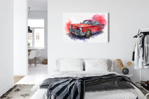 Obraz na płótnie Motoryzacja Klasyczny samochód Premium Canvas - obrazek 7