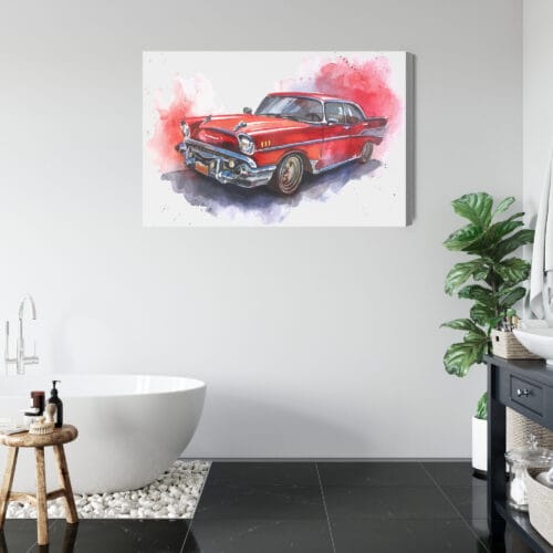 Obraz na płótnie Motoryzacja Klasyczny samochód Premium Canvas - obrazek 5