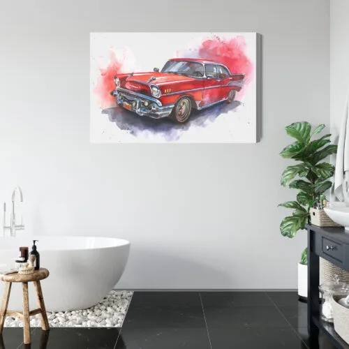 Obraz na płótnie Motoryzacja Klasyczny samochód Premium Canvas - obrazek 5