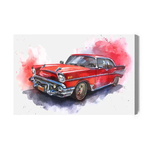 Obraz na płótnie Motoryzacja Klasyczny samochód Premium Canvas - obrazek 2