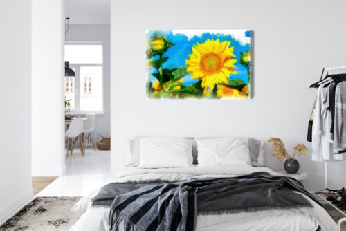 Obraz na płótnie Natura Słonecznik Premium Canvas - obrazek 7