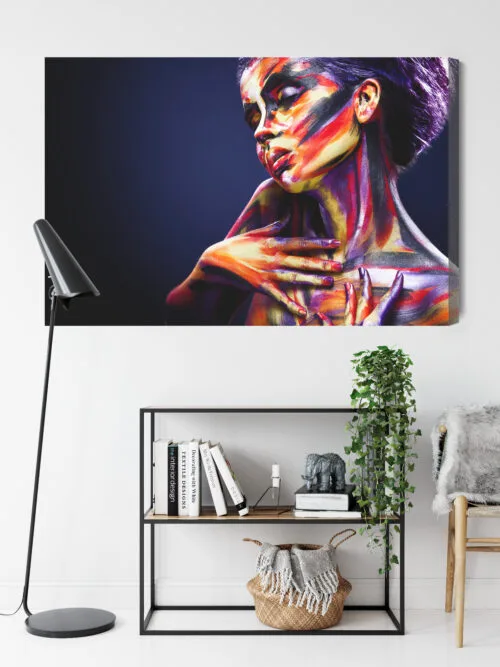 Obraz na płótnie Portret Sztuka ciała Premium Canvas - obrazek 9