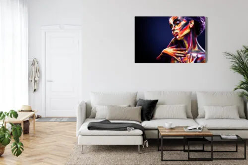 Obraz na płótnie Portret Sztuka ciała Premium Canvas - obrazek 6