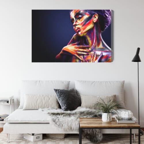 Obraz na płótnie Portret Sztuka ciała Premium Canvas - obrazek 4