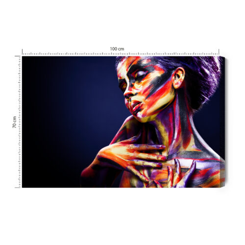 Obraz na płótnie Portret Sztuka ciała Premium Canvas